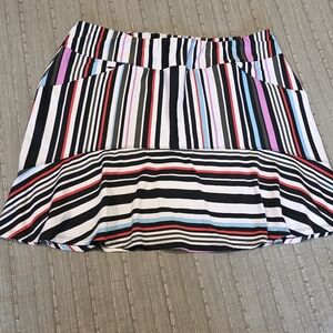 Tail Women's Striped Mini Skirt - Black, White, Red, Blue, Purple